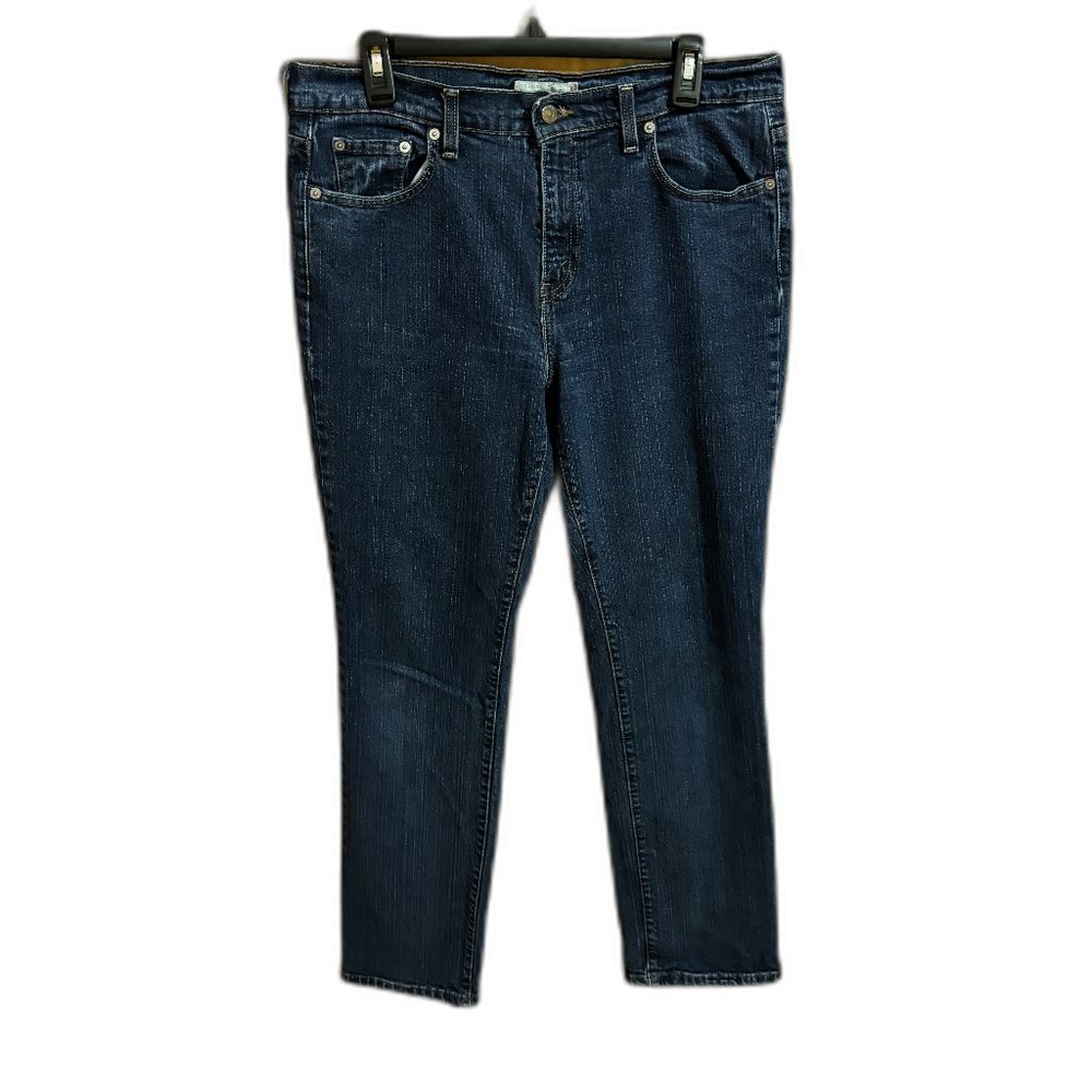 Levi’s 505 Straight Leg Dark Wash Jean Size 12 M